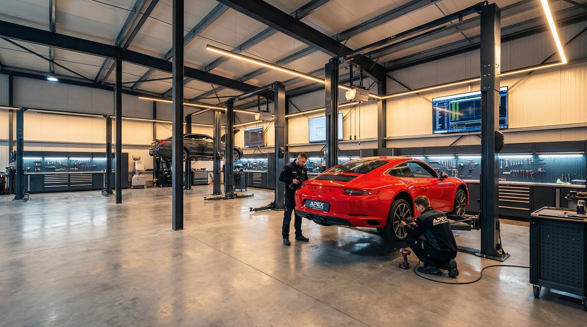 呦呦视频汽车改装门店实景